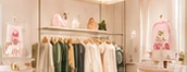 精致服装选品与店铺陈列的品牌场景示意